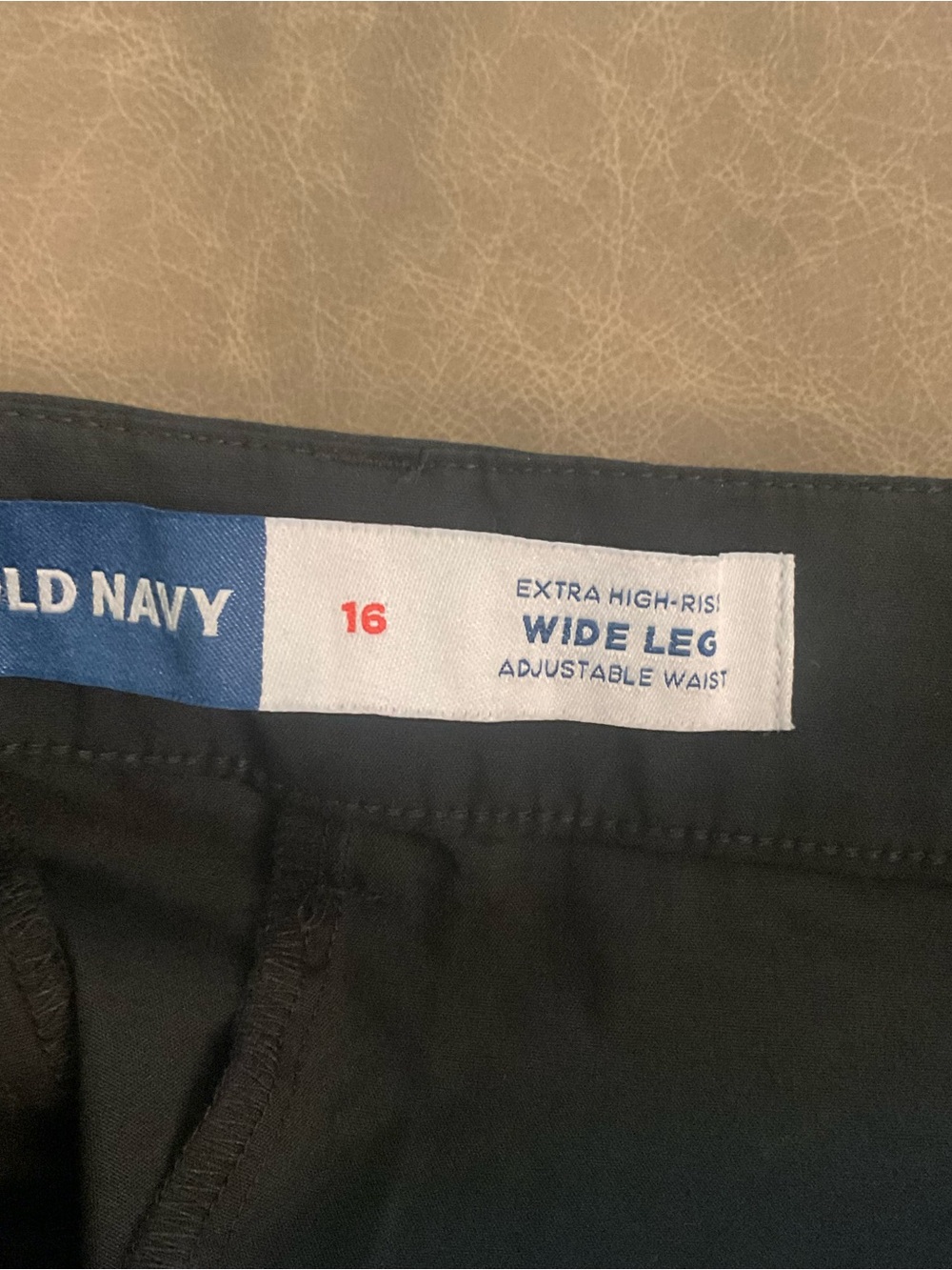 Old Navy Black Wide Leg Pants 16 NWT - Picture 6 of 7